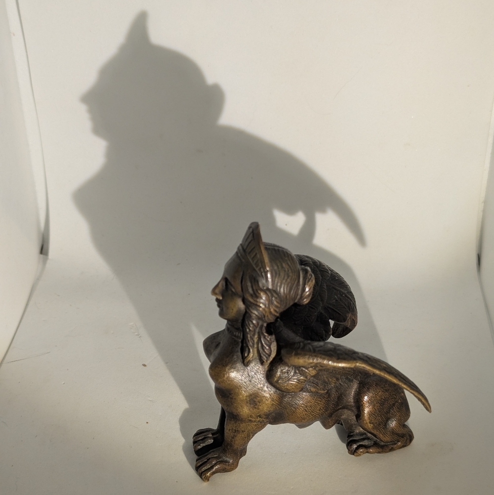 🏺Bronze Greek Sphinx Ornament